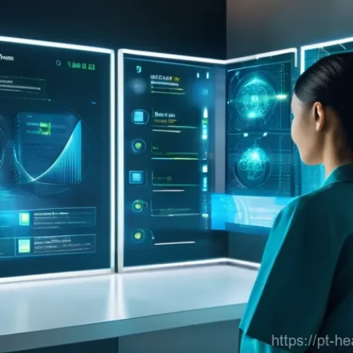 환자 데이터 보호를 위한 혁신적 접근 - **Image Prompt: Blockchain and Patient Empowerment in Healthcare**
    "A confident and engaged adul...